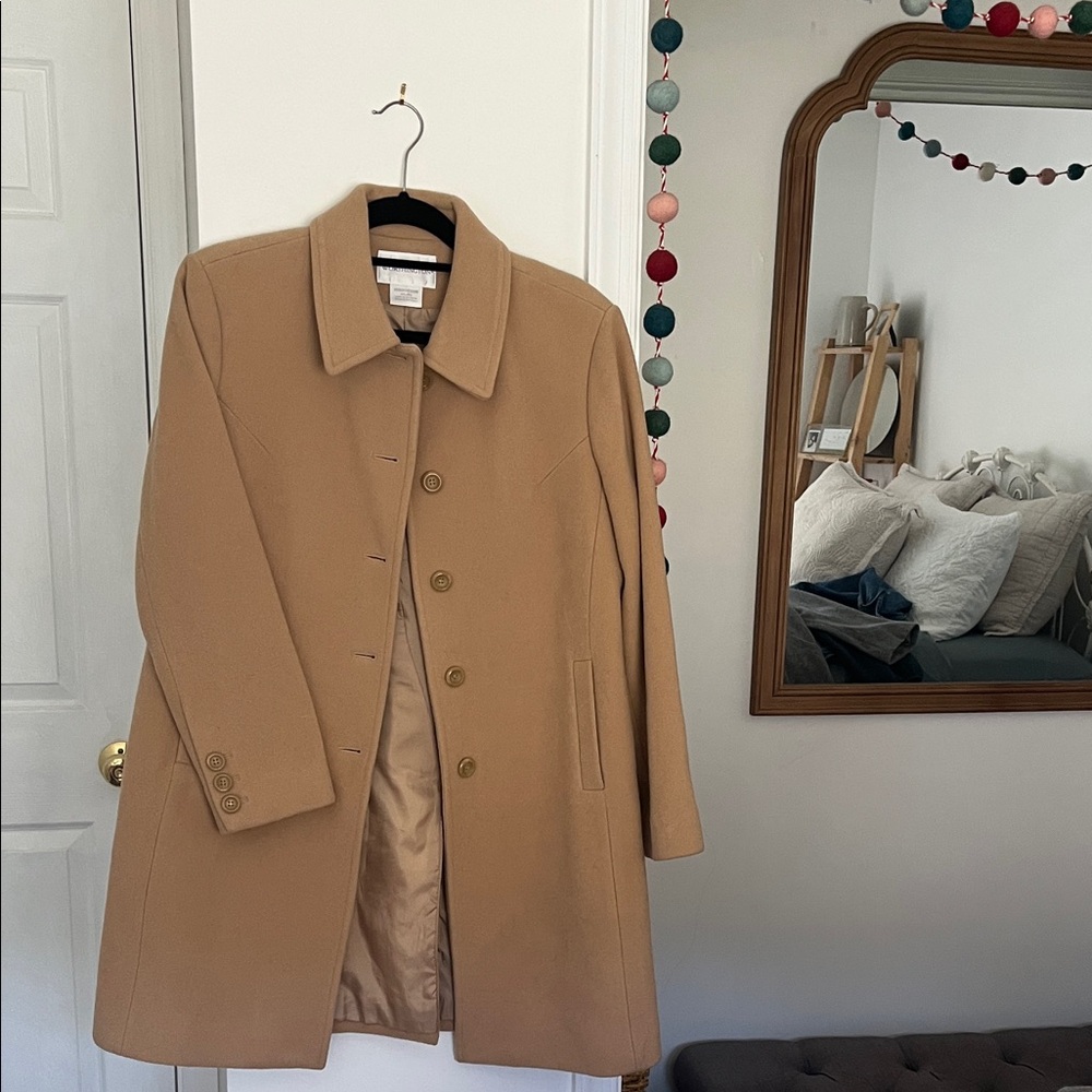 Worthington Camel-colored Pea Coat/ Trench Coat